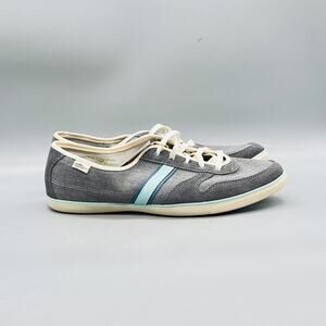 Simple Shoes Womens 11 Gray Canvas 9064 Low Top Walking Sneakers Casual Comfort
